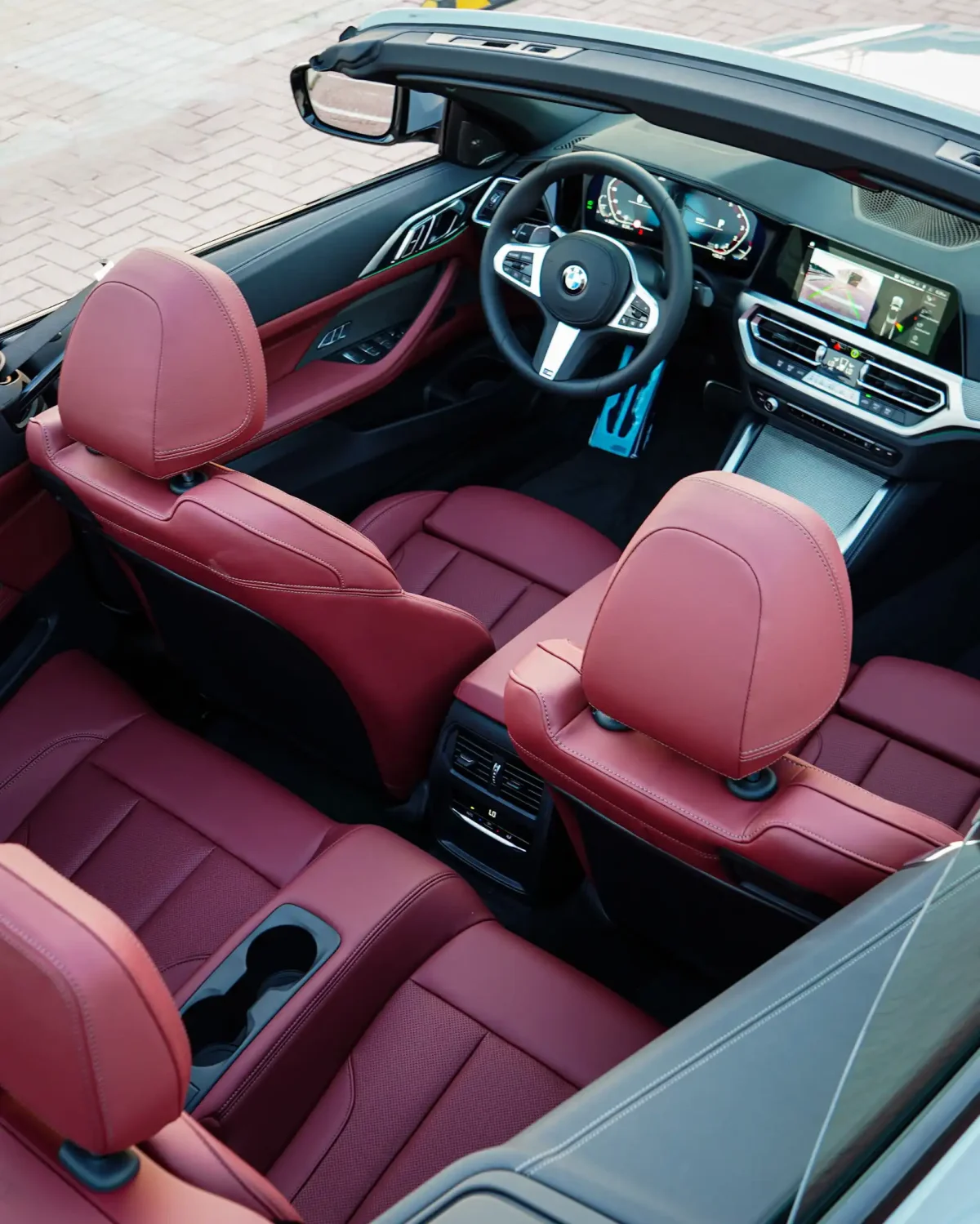 a picture of BMW 4 SERIES available for rental in dubai with open top view