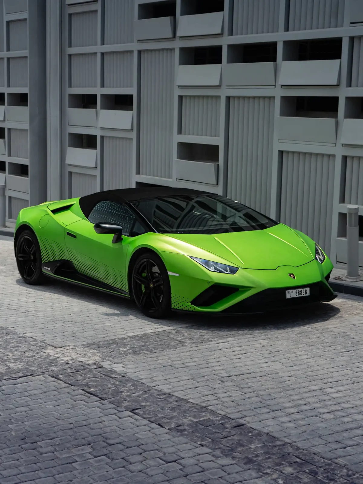 a picture of LAMBORGHINI HURACAN EVO SPYDER available for rental in dubai