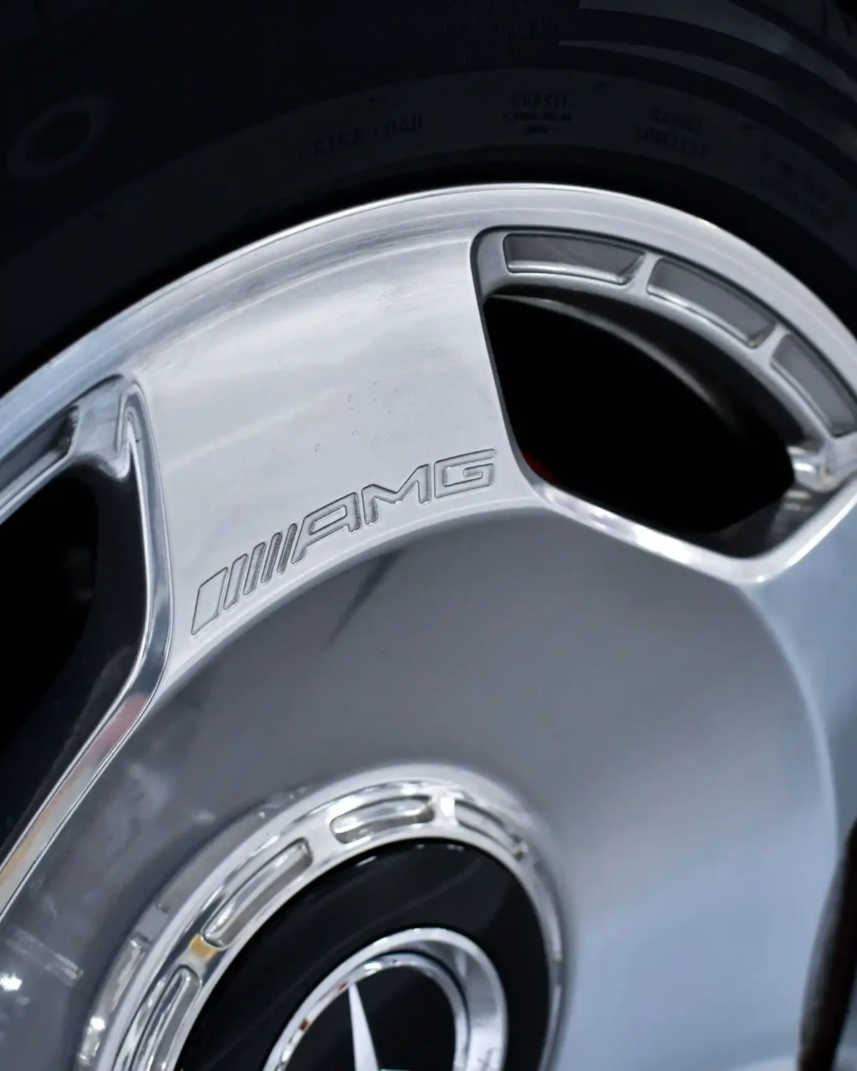 a picture of Mercedes G63 Silver tyre alloy amg edition