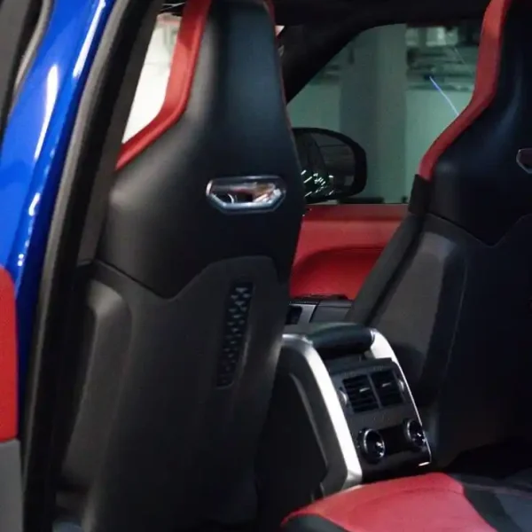 a picture of range rover sport svr rear seat enterance