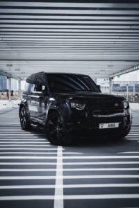 a picture of Land Rover Defender 2 Door with front side view