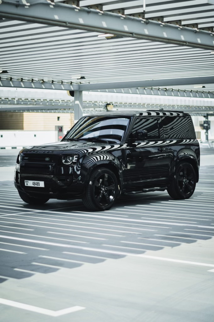 a picture of Land Rover Defender 2 Door with front side profile view