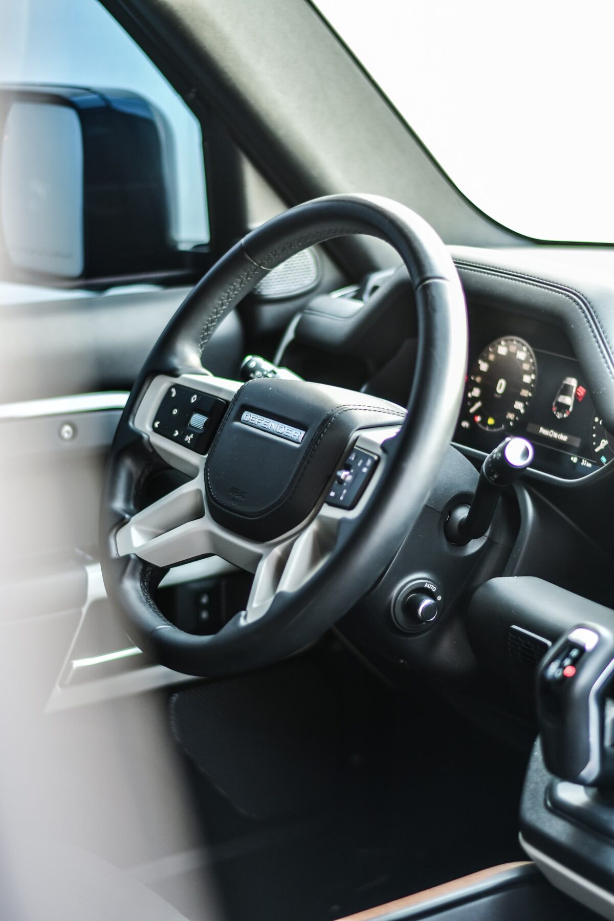 a picture of Land Rover Defender 2 Door with driver dash and sterring view