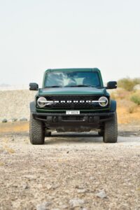 a picture of Ford Bronco with front view