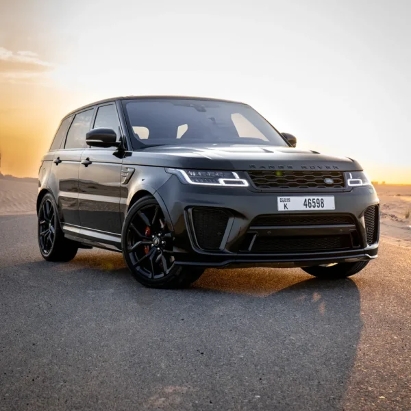 a photo of range rover svr with front drl view